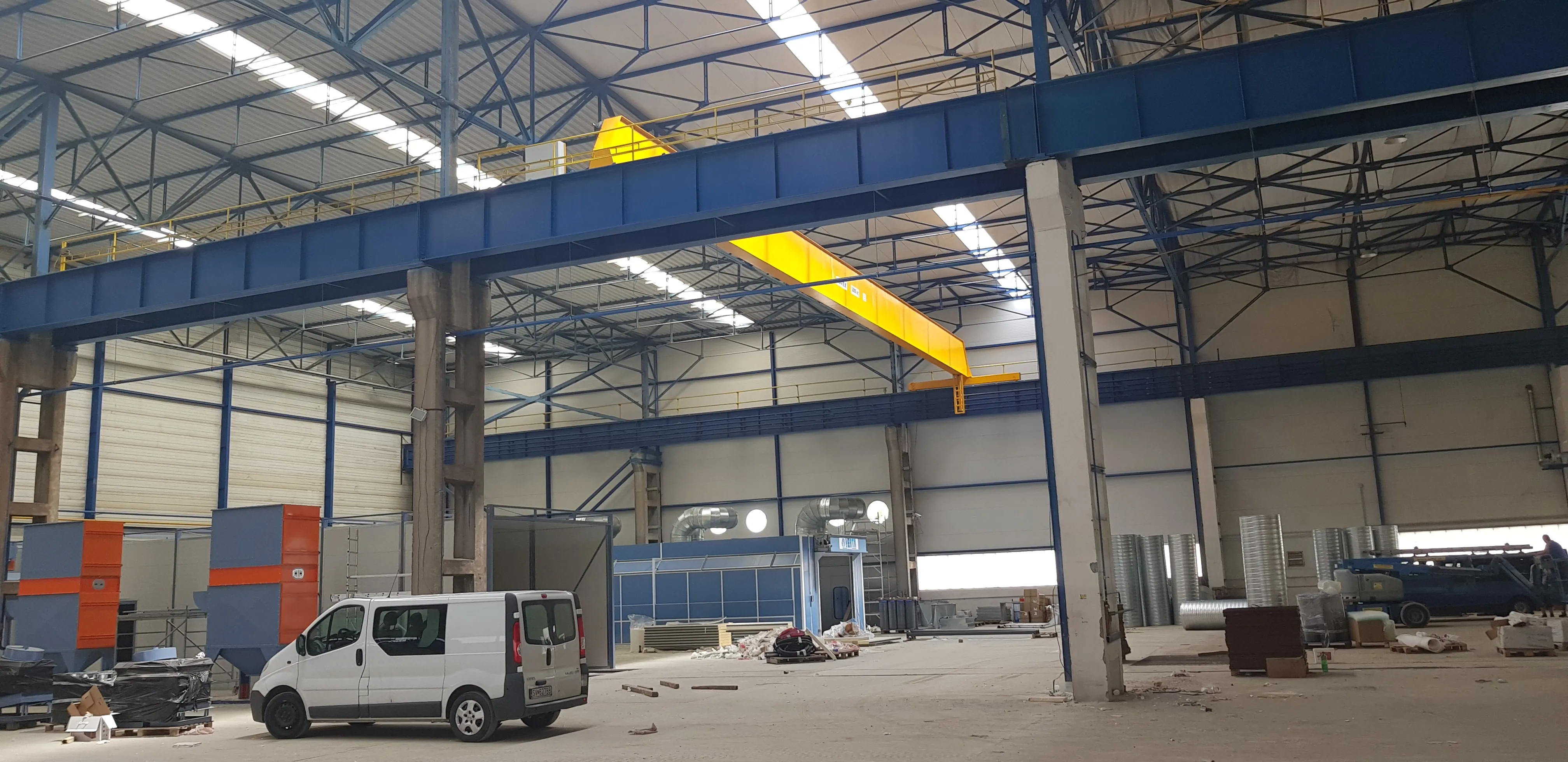 Crane runway — BUREX installation 02