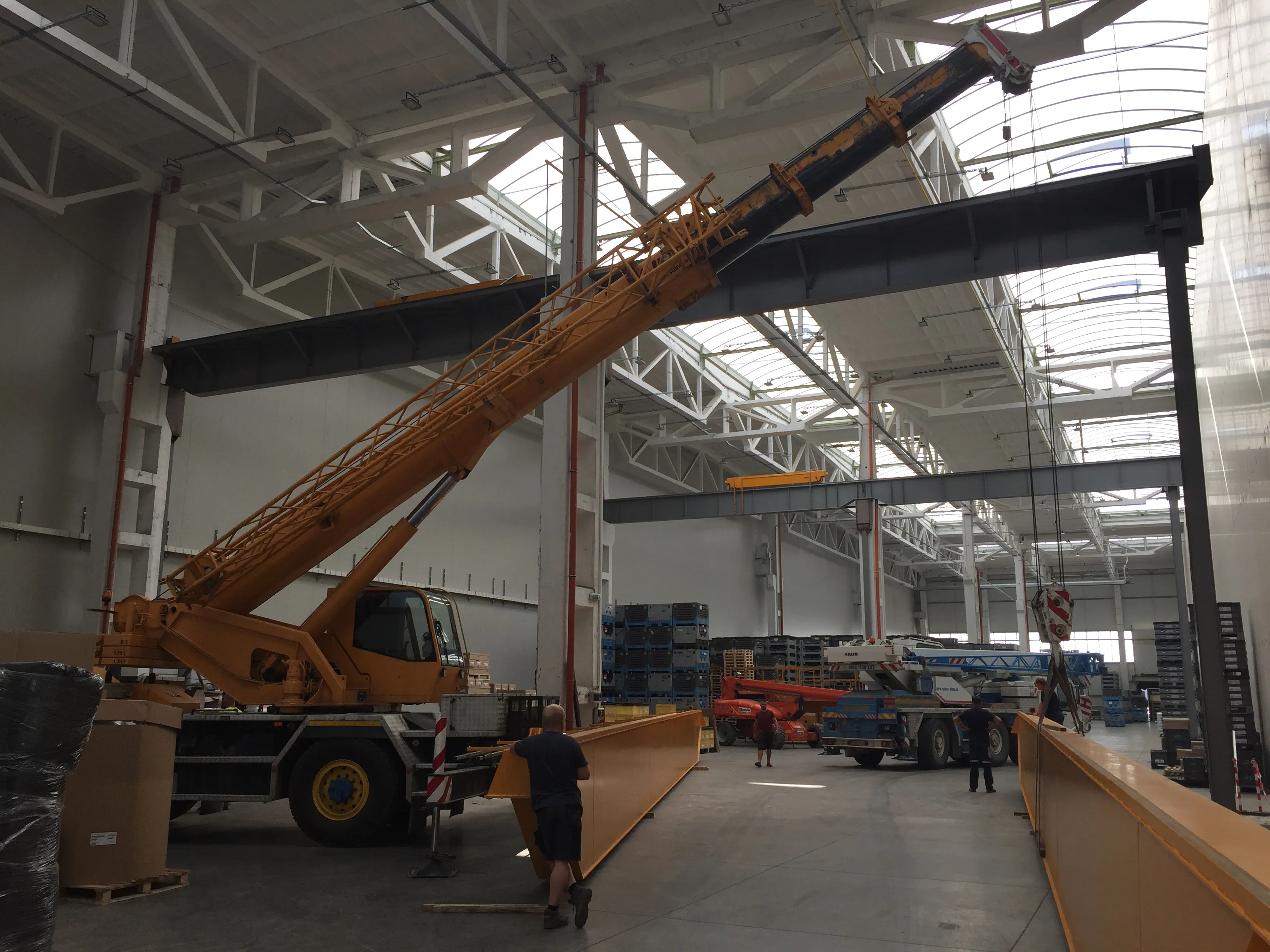 Crane runway — BUREX installation 04