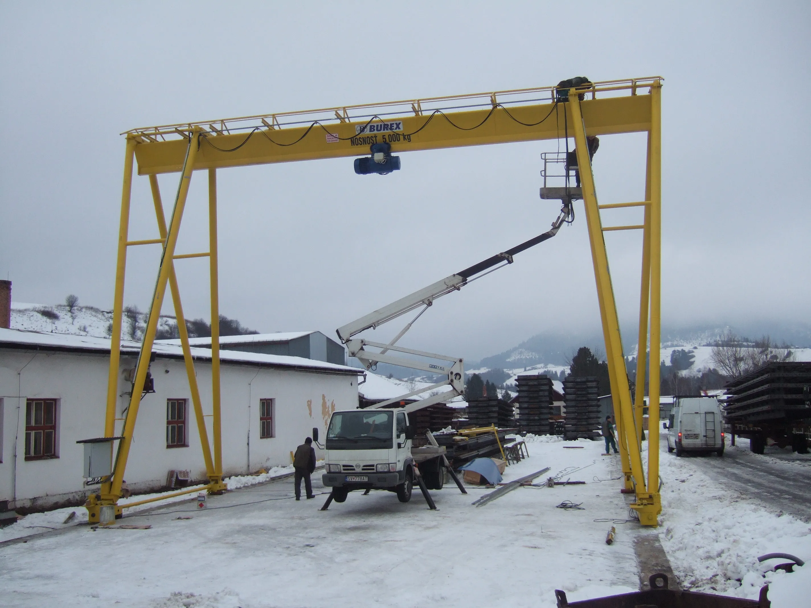 Gantry crane — BUREX installation 05