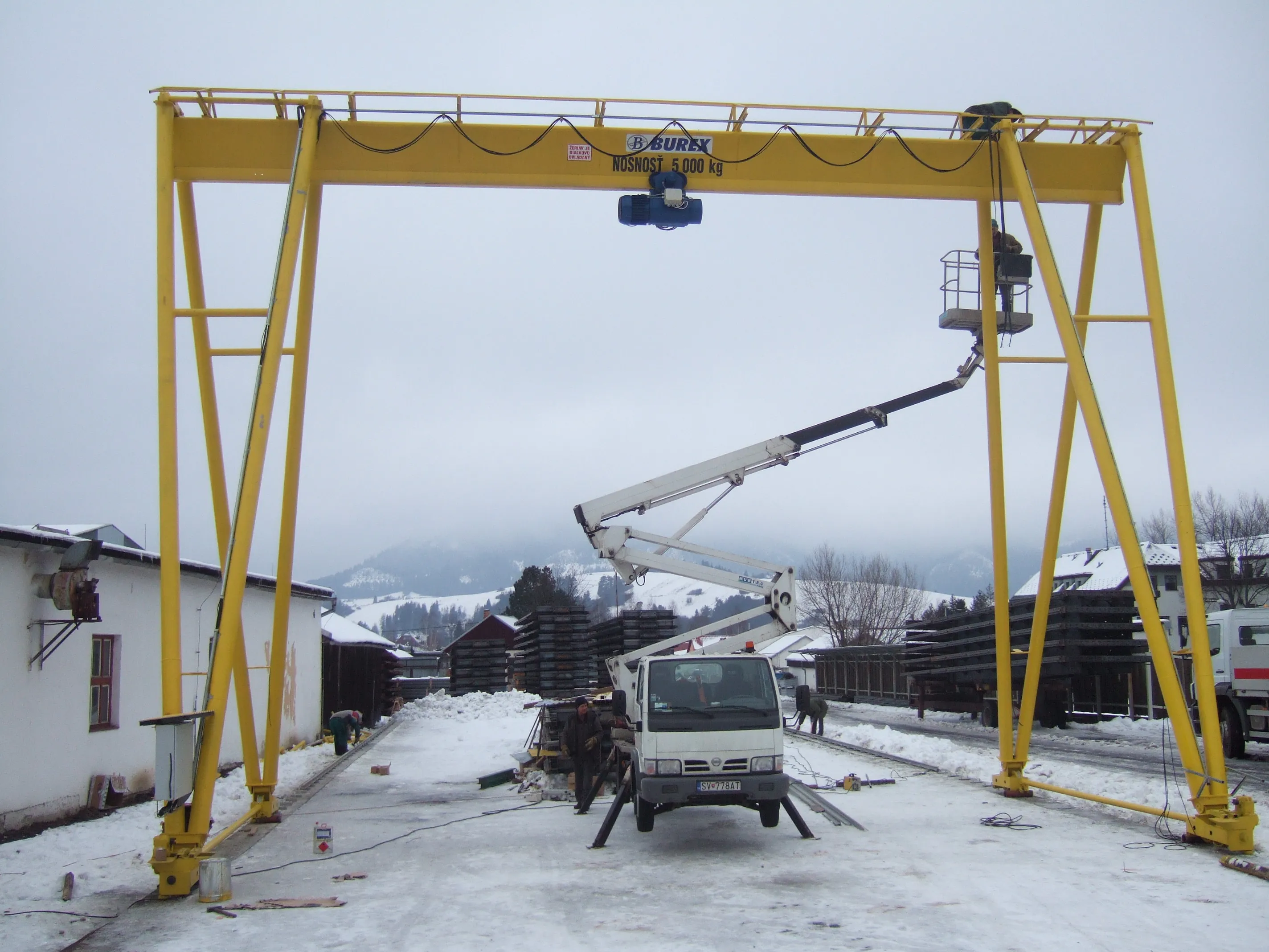Gantry crane — BUREX installation 06