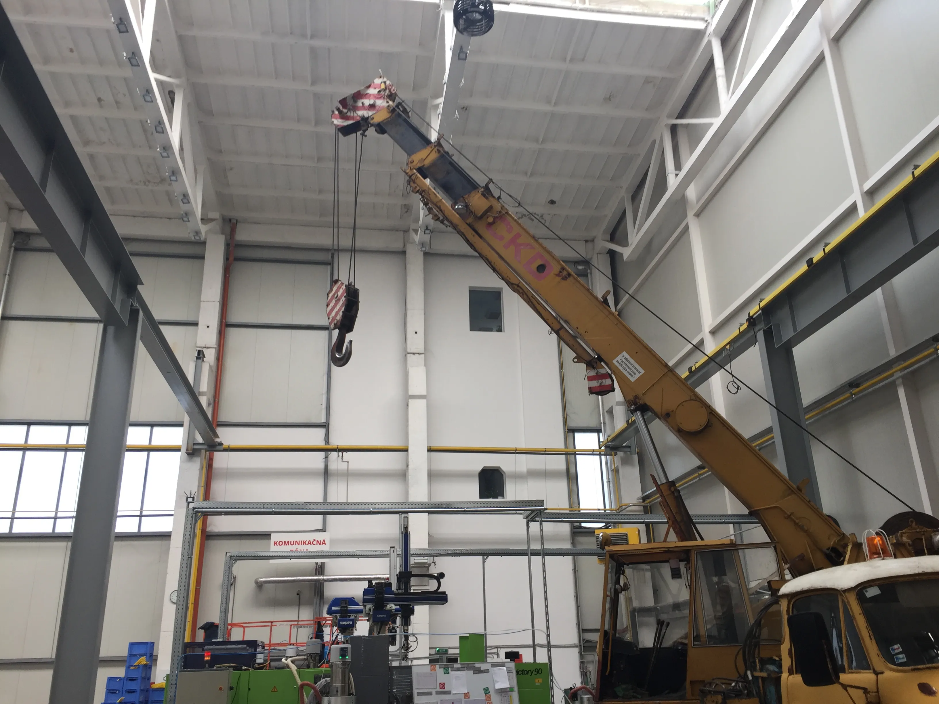 Crane runway — BUREX installation 07