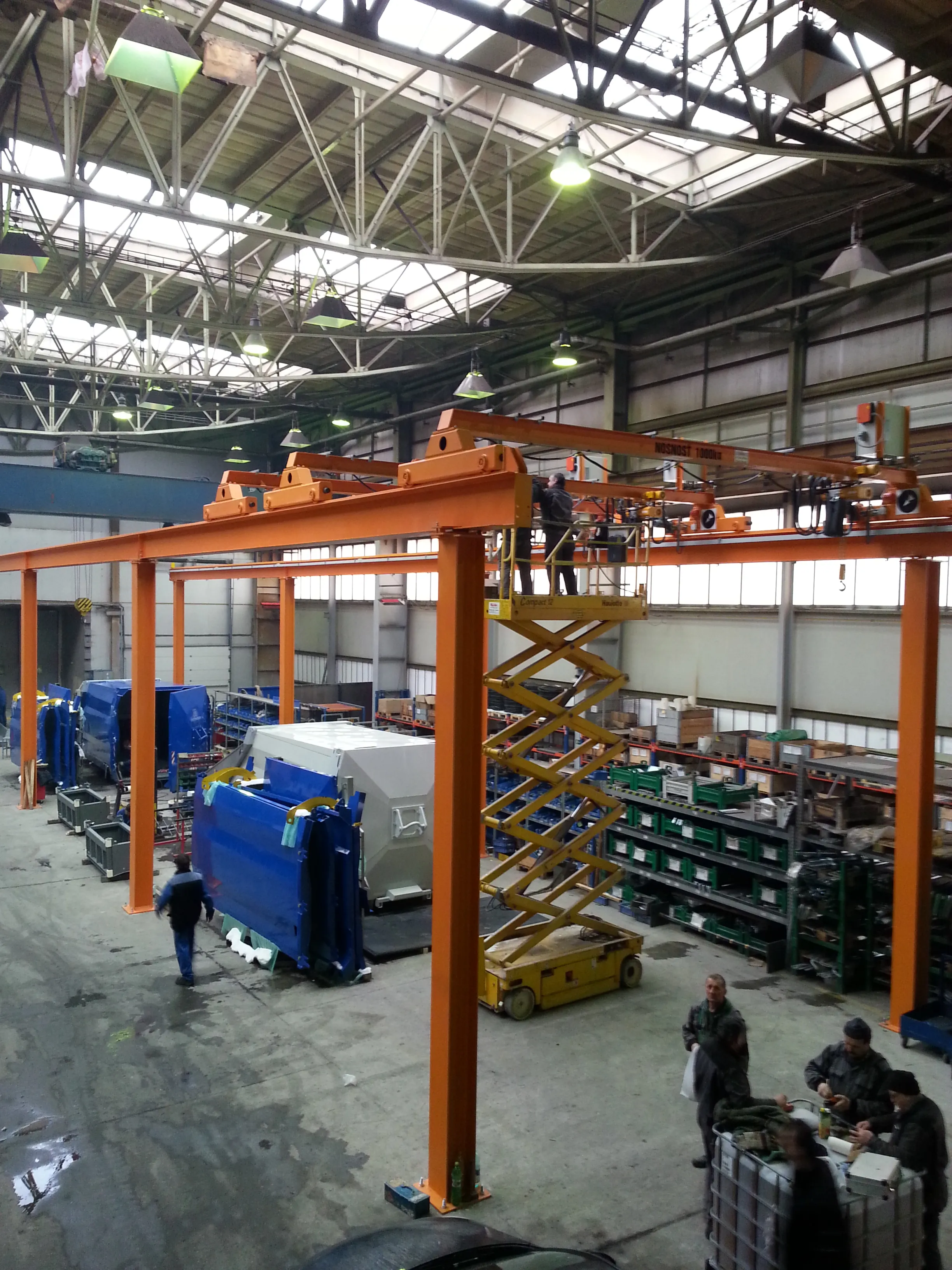 Crane runway — BUREX installation 08