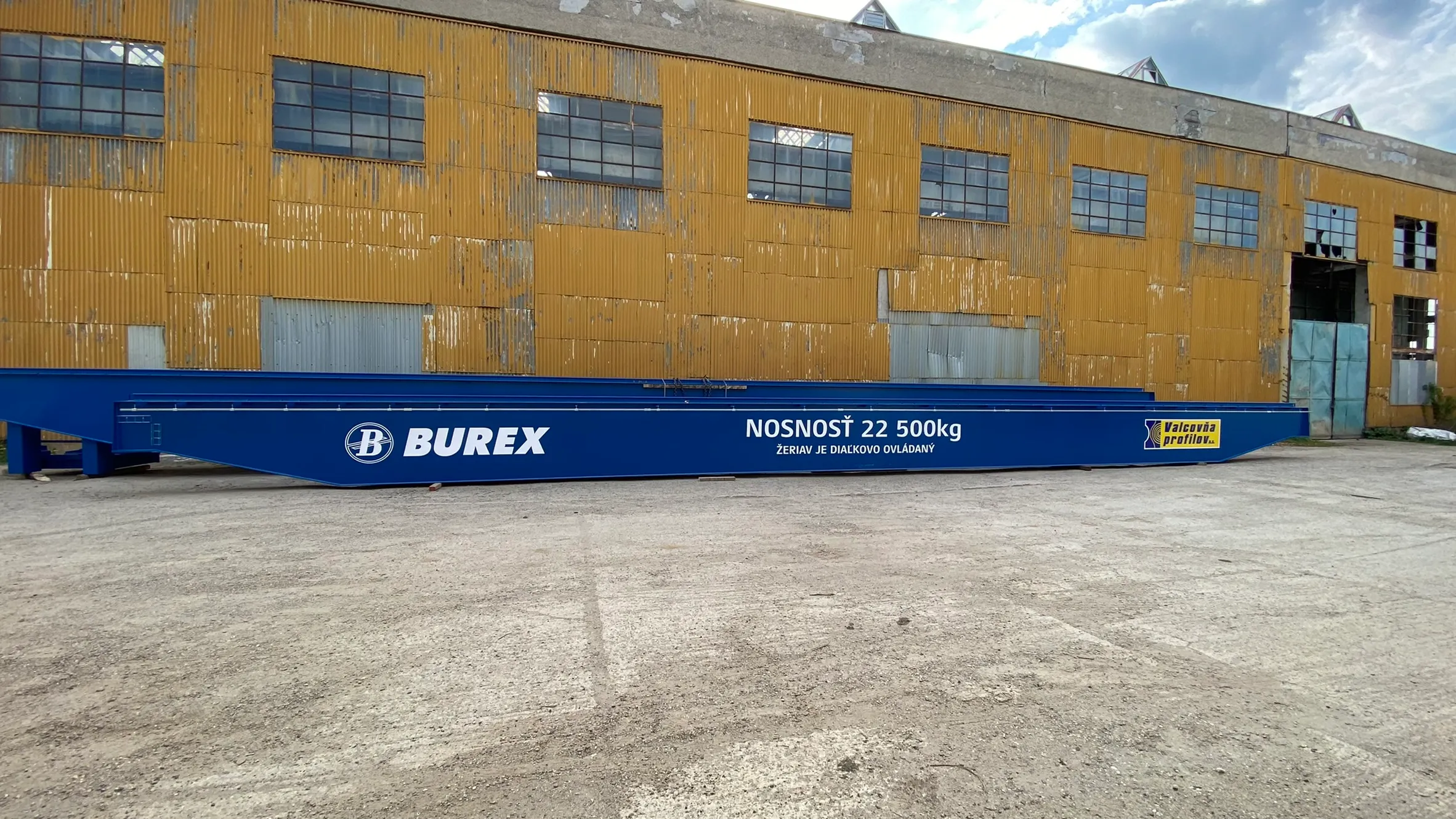 Overhead crane — BUREX project 10