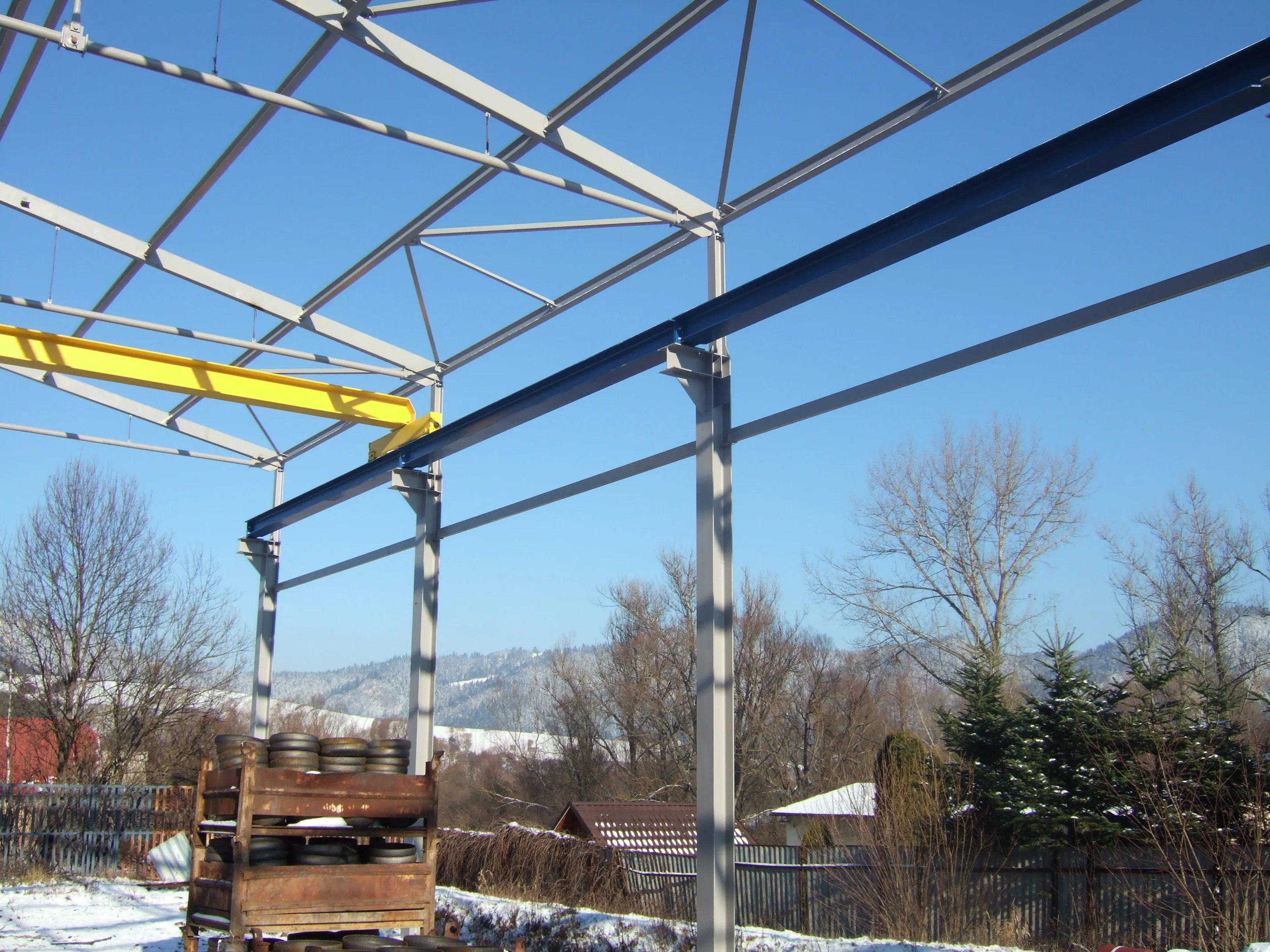 Crane runway — BUREX installation 10