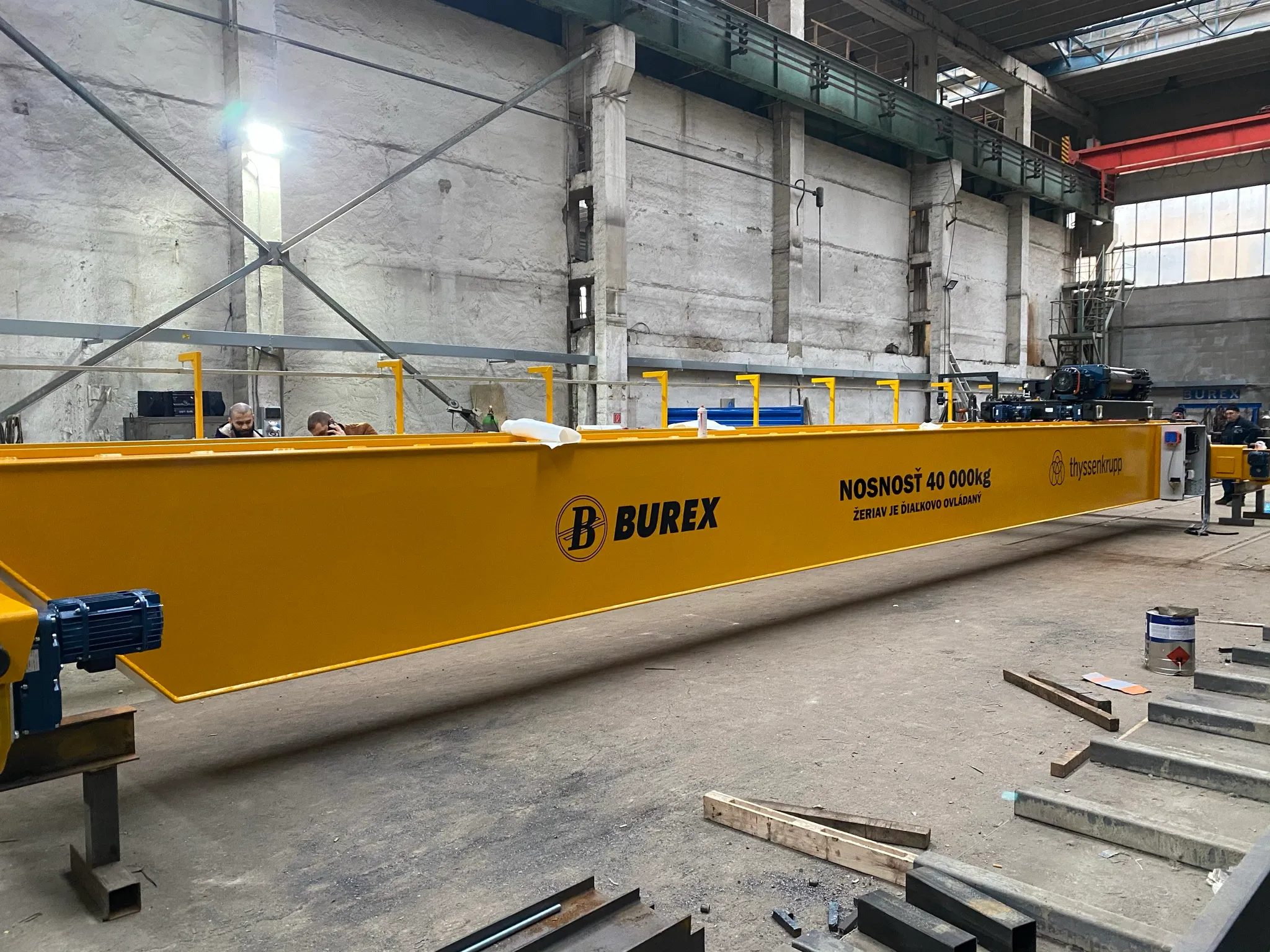 Overhead crane — BUREX project 15