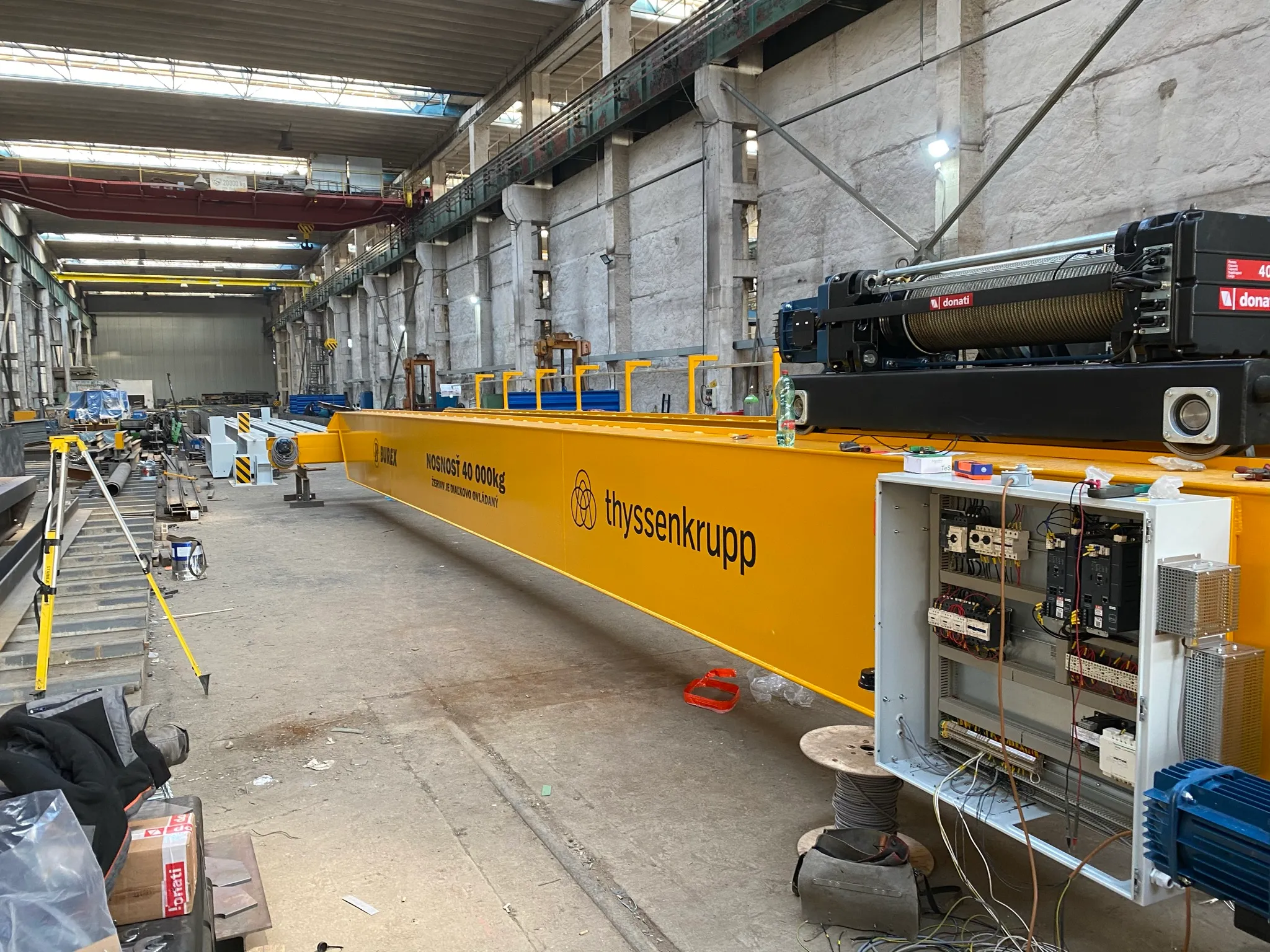 Overhead crane — BUREX project 16