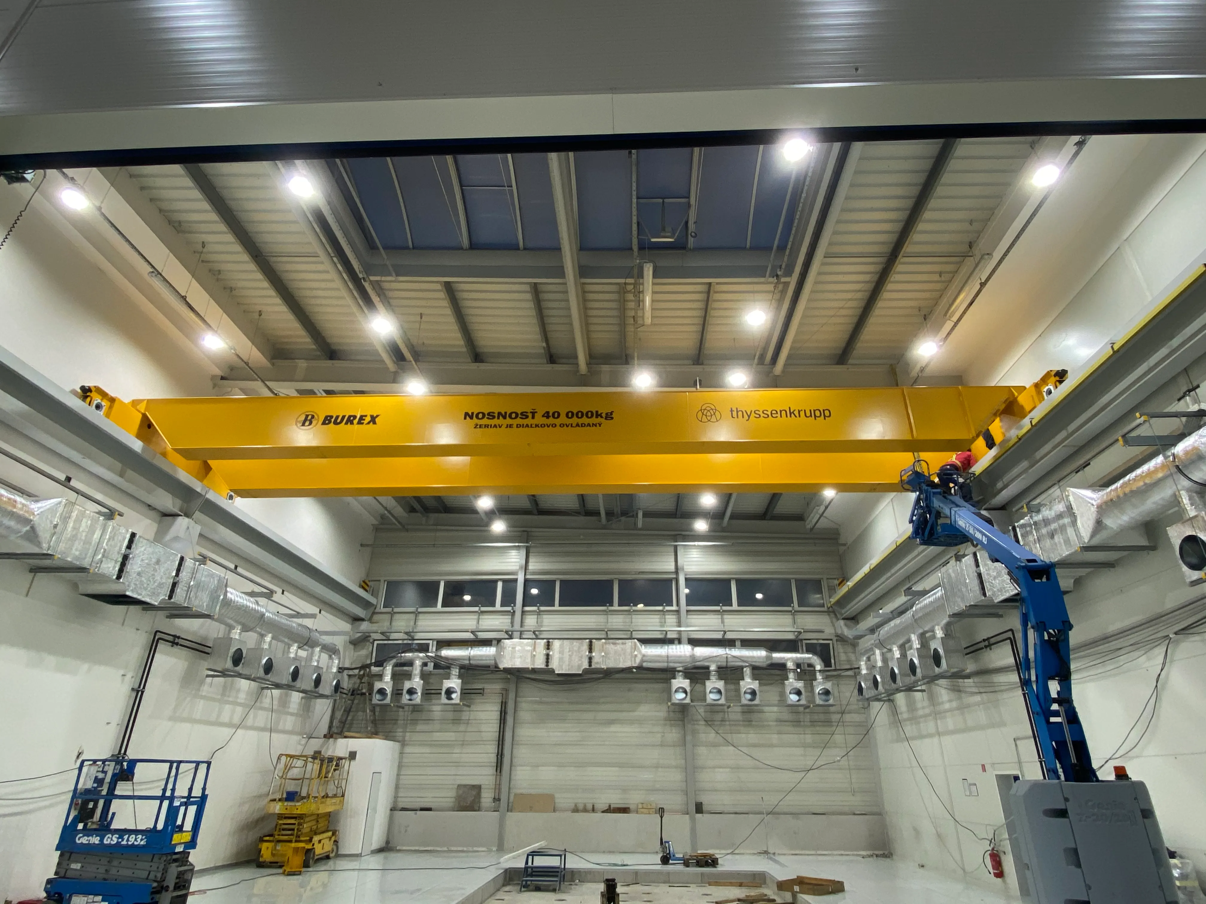 Overhead crane — BUREX project 22