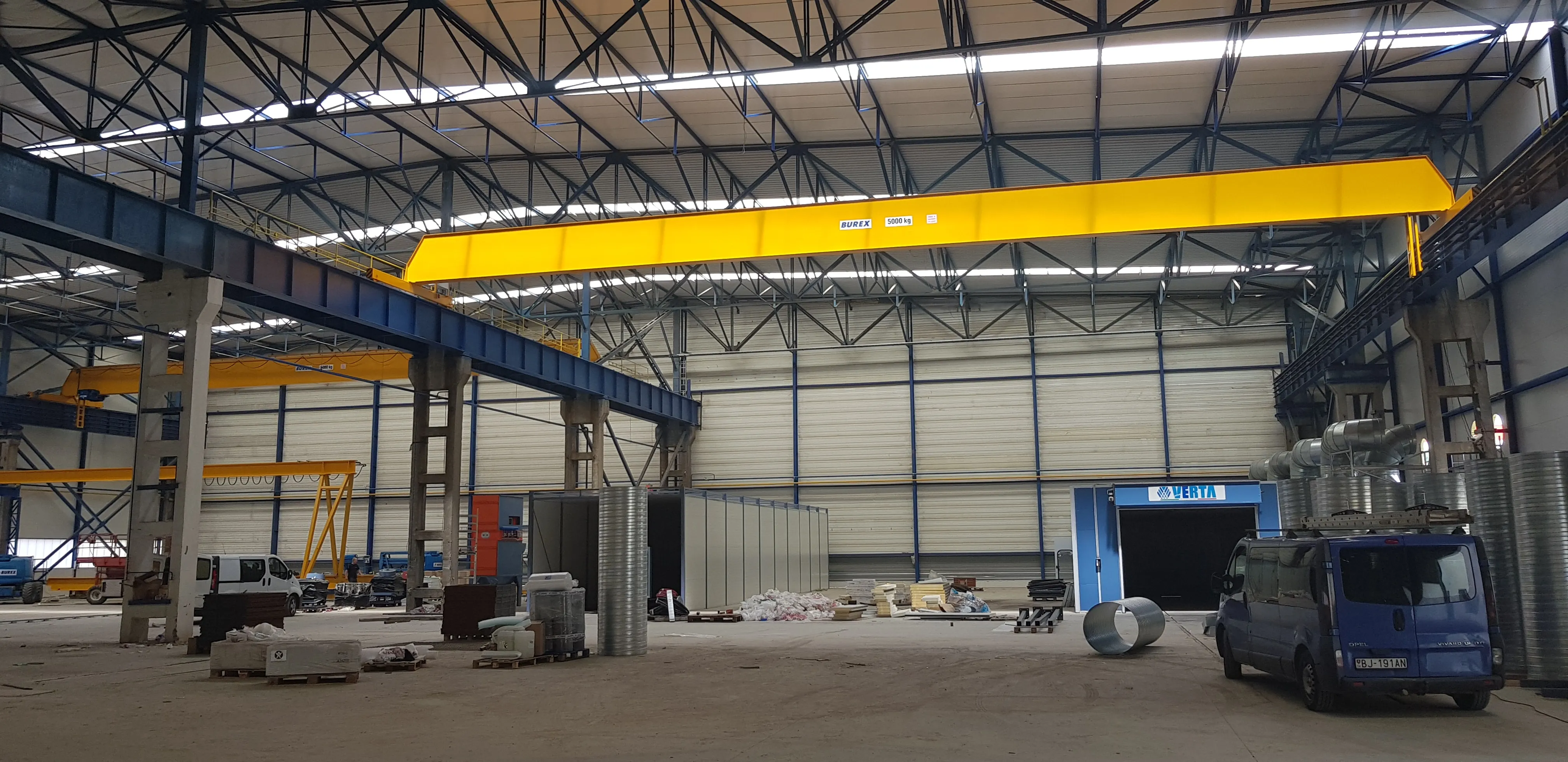 Overhead crane — BUREX project 24