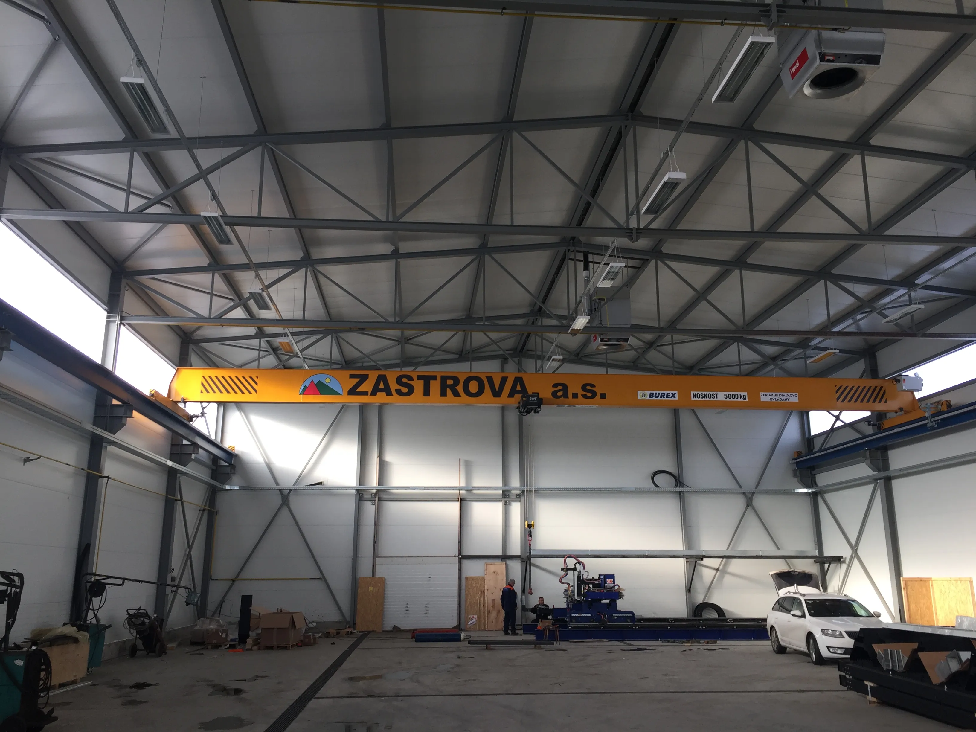 Overhead crane — BUREX project 36